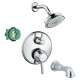 KST15753-04070-88PC Croma C 100 Showerhead Kit with Tub Spout Thermostatic Trim with Diverter and Rough-in in Chrome