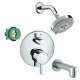 KST04231-27457-13PC Raindance S 120 Air 3-Jet Showerhead Kit with Tub Spout Thermostatic Trim with Diverter and Rough-in in Chrome