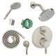 KSH04231-04342-14BN Raindance S 150 1-Jet Showerhead Kit with Handshower Thermostatic Trim with Diverter and Rough-in in Brushed Nickel