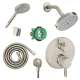KSH04231-27486-14BN Raindance S 150 Air 1-Jet Showerhead Kit with Handshower Thermostatic Trim with Diverter and Rough-in in Brushed Nickel