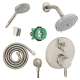 KSH04231-27495-14BN Raindance S 150 Air 3-Jet Showerhead Kit with Handshower Thermostatic Trim with Diverter and Rough-in in Brushed Nickel