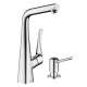 KK04509-04539PC Metris Bar Kitchen Faucet with Soap Dispenser in Chrome