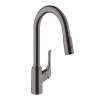 Hansgrohe Allegro N Higharc Kitchen Faucet, 2-Spray Pull-Down, 1.75 Gpm In Brushed Black Chrome, 71843341