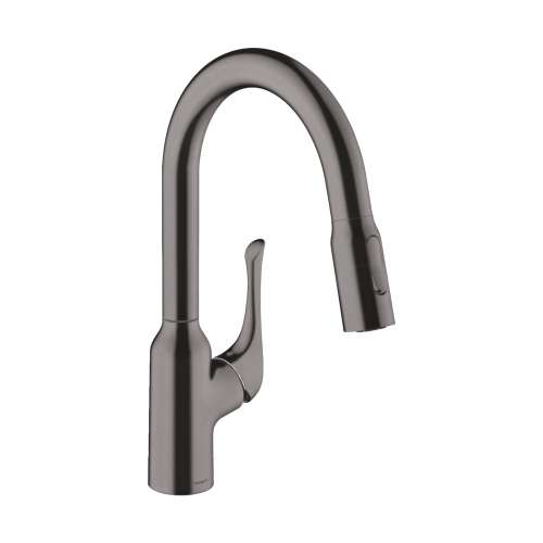 Hansgrohe Allegro N Prep Kitchen Faucet, 2-Spray Pull-Down, 1.75 Gpm In Brushed Black Chrome, 71844341