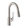 Hansgrohe Allegro N Prep Kitchen Faucet, 2-Spray Pull-Down, 1.75 Gpm In Stainless Steel Optic, 71844801