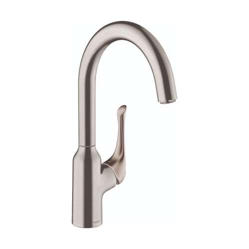Hansgrohe Allegro N Bar Faucet, 1.75 Gpm In Stainless Steel Optic, 71845801