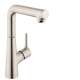 Hansgrohe Talis S Single-Hole Faucet 210 With Swivel Spout And Pop-Up Drain, 1.2 Gpm In Brushed Nickel, 72105821