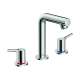 Hansgrohe Talis S Widespread Faucet 150 With Pop-Up Drain, 1.2 Gpm In Chrome, 72130001