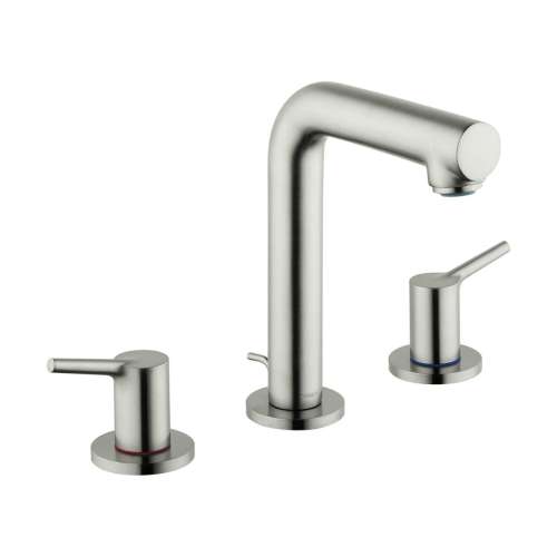 Hansgrohe Talis S Widespread Faucet 150 With Pop-Up Drain, 1.2 Gpm In Brushed Nickel, 72130821