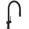 Hansgrohe Talis N Higharc Kitchen Faucet, O-Style 2-Spray Pull-Down, 1.75 Gpm In Matte Black, 72800671
