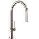 Hansgrohe Talis N Higharc Kitchen Faucet, O-Style 2-Spray Pull-Down, 1.75 Gpm In Polished Nickel, 72800831