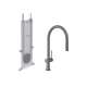 Hansgrohe Talis N Higharc Kitchen Faucet, O-Style, 2-Spray Pull-Down, With Sbox,1.75 Gpm In Brushed Black Chrome, 72801341