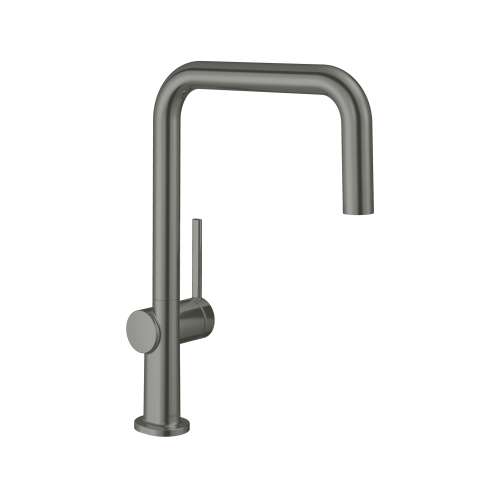 Hansgrohe Talis N Kitchen Faucet, U-Style, 1-Spray, 1.75 Gpm In Brushed Black Chrome, 72806341