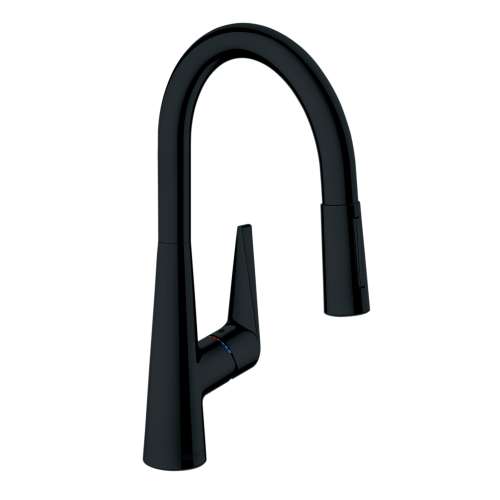 Hansgrohe Talis S Higharc Kitchen Faucet, 2-Spray Pull-Down, 1.75 Gpm In Matte Black, 72813671