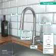 Hansgrohe Talis S Higharc Kitchen Faucet, 2-Spray Pull-Down, 1.75 Gpm In Stainless Steel Optic, 72813801