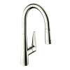 Hansgrohe Talis S Higharc Kitchen Faucet, 2-Spray Pull-Down, 1.75 Gpm In Polished Nickel, 72813831