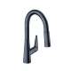 Hansgrohe Talis S Prep Kitchen Faucet, 2-Spray Pull-Down, 1.75 Gpm In Brushed Black Chrome, 72815341