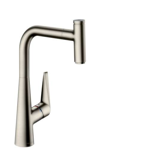Hansgrohe Talis Select S Higharc Kitchen Faucet, 1-Spray Pull-Out, 1.75 Gpm In Stainless Steel Optic, 72821801