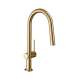 Hansgrohe Talis N Higharc Kitchen Faucet, A-Style 2-Spray Pull-Down, 1.75 Gpm In Brushed Bronze, 72846141