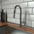 Hansgrohe Talis N Higharc Kitchen Faucet, A-Style, 2-Spray Pull-Down, 1.75 Gpm In Brushed Black Chrome, 72846341