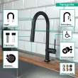 Hansgrohe Talis N Higharc Kitchen Faucet, A-Style 2-Spray Pull-Down, 1.75 Gpm In Matte Black, 72846671