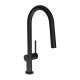 Hansgrohe Talis N Higharc Kitchen Faucet, A-Style 2-Spray Pull-Down, 1.75 Gpm In Matte Black, 72846671