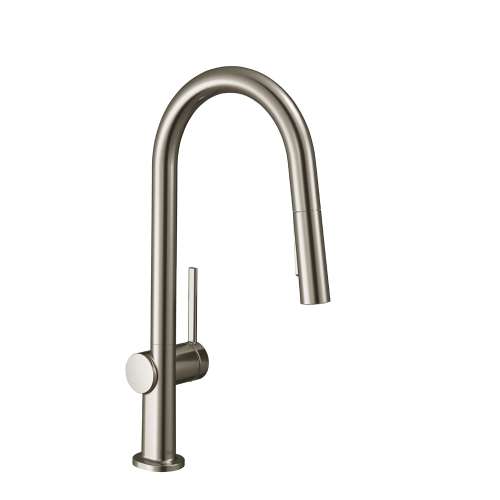 Hansgrohe Talis N Higharc Kitchen Faucet, A-Style 2-Spray Pull-Down, 1.75 Gpm In Stainless Steel Optic, 72846801