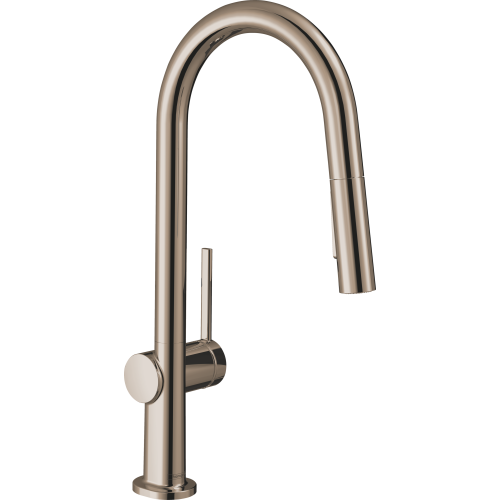 Hansgrohe Talis N Higharc Kitchen Faucet, A-Style 2-Spray Pull-Down, 1.75 Gpm In Polished Nickel, 72846831