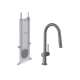 Hansgrohe Talis N Higharc Kitchen Faucet, A-Style, 2-Spray Pull-Down, With Sbox, 1.75 Gpm In Brushed Black Chrome, 72850341