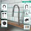 Hansgrohe Talis N Higharc Kitchen Faucet, A-Style 2-Spray Pull-Down With Sbox, 1.75 Gpm In Stainless Steel Optic, 72850801