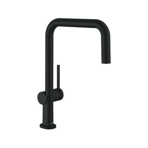 Hansgrohe Talis N Kitchen Faucet, U-Style 1-Spray, 1.5 Gpm In Matte Black, 72858671