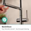 Hansgrohe Talis N Semi-Pro Powderspray Kitchen Faucet 1.75 Gpm In Stainless Steel Optic, 72861801