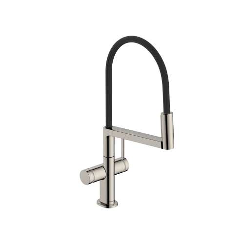 Hansgrohe Talis N Semi-Pro Powderspray Kitchen Faucet 1.75 Gpm In Polished Nickel, 72861831