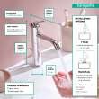 Hansgrohe Tecturis S Single-Hole Faucet 80 With Pop-Up Drain, 1.2 Gpm In Brushed Bronze, 73302141
