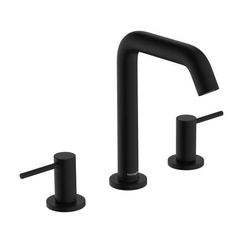 Hansgrohe Tecturis S Widespread Faucet 150, 1.2 Gpm In Matte Black, 73332671