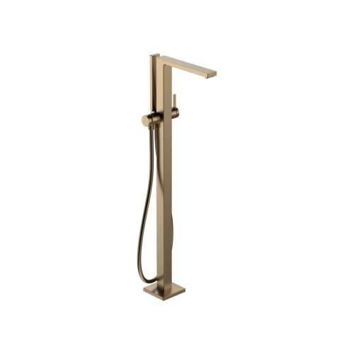 Hansgrohe Tecturis E Freestanding Tub Filler With 1.75 Gpm Handshower In Brushed Bronze, 73445141