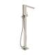 Hansgrohe Tecturis E Freestanding Tub Filler With 1.75 Gpm Handshower In Brushed Nickel, 73445821