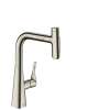 Hansgrohe Metris Select Prep Kitchen Faucet, 2-Spray Pull-Out With Sbox, 1.75 Gpm In Stainless Steel Optic, 73817801