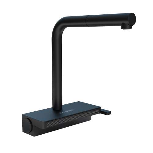 Hansgrohe Aquno Select Kitchen Faucet, 2-Spray Pull-Out With Sbox, 1.75 Gpm In Matte Black, 73830671