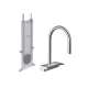 Hansgrohe Aquno Select Higharc Kitchen Faucet, 3-Spray Pull-Down With Sbox, 1.75 Gpm In Chrome, 73831001