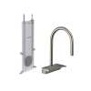 Hansgrohe Aquno Select Higharc Kitchen Faucet, 3-Spray Pull-Down With Sbox, 1.75 Gpm In Stainless Steel Optic, 73831801