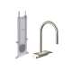 Hansgrohe Aquno Select Higharc Kitchen Faucet, 3-Spray Pull-Down With Sbox, 1.75 Gpm In Polished Nickel, 73831831