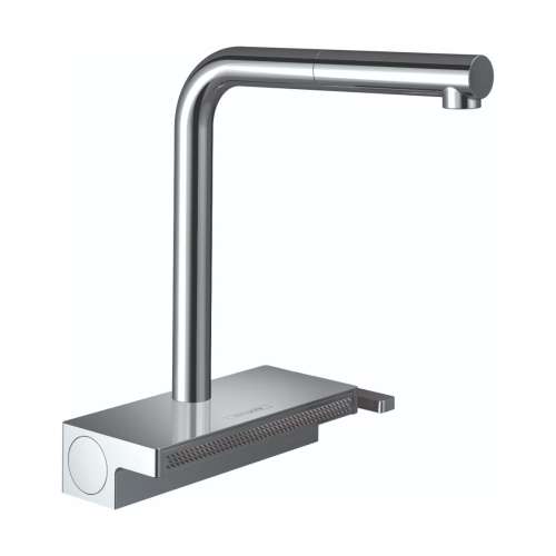 Hansgrohe Aquno Select Kitchen Faucet, 2-Spray Pull-Out, 1.75 Gpm In Chrome, 73836001