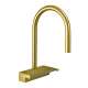 Hansgrohe Aquno Select Higharc Kitchen Faucet, 3-Spray Pull-Down, 1.75 Gpm In Brushed Gold Optic, 73837251