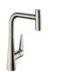 Hansgrohe Talis Select S Higharc Kitchen Faucet, 2-Spray Pull-Out With Sbox, 1.75 Gpm In Stainless Steel Optic, 73867801