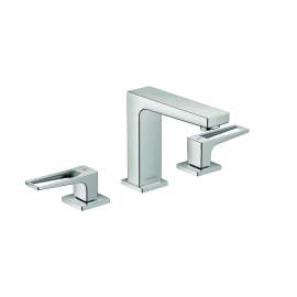 Hansgrohe Metropol Widespread Faucet 110 With Loop Handles And Pop-Up Drain