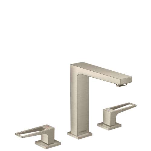 Hansgrohe Metropol Widespread Faucet 160 With Loop Handles, 1.2 Gpm In Brushed Nickel, 74519821