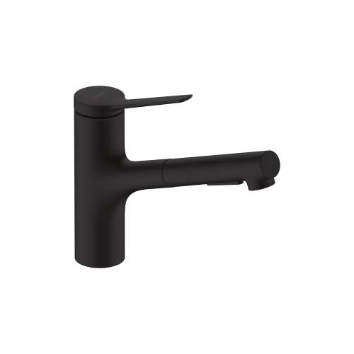Hansgrohe Zesis Kitchen Faucet 2-Spray, Pull-Out, 1.5 Gpm In Matte Black, 74810671