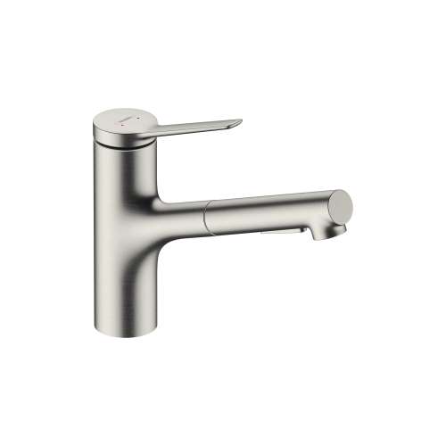 Hansgrohe Zesis Kitchen Faucet 2-Spray, Pull-Out, 1.5 Gpm In Stainless Steel Optic, 74810801