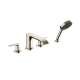 Hansgrohe Vivenis 4-Hole Roman Tub Set Trim With 1.75 Gpm Handshower In Polished Nickel, 75443831